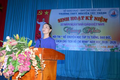 Trường THPT Nguyễn Tất Thành Sôi nổi phong trào thi đua chào mừng Kỷ niệm 37 năm Ngày nhà giáo Việt Nam 20/11/1982 – 20/11/2019